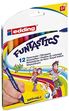 Supertrend 15 Funtastics İnce Keçeli Kalem 12 Renk