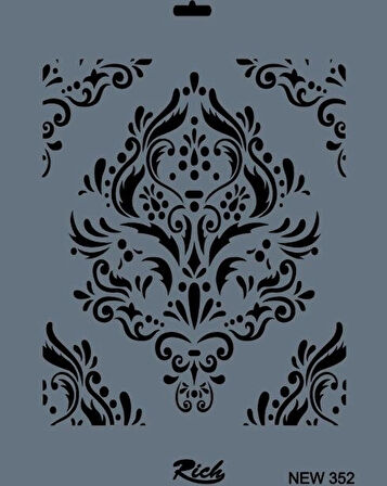 Supertrend Stencil Boyama Şablonu 25x35 cm. NEW-352