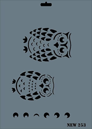 Supertrend Stencil Boyama Şablonu 25x35 cm. NEW-253