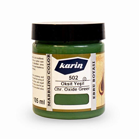 Supertrend Ebru Boyası 105 ml. 502 Oksit Yeşil