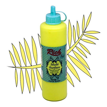 Supertrend Multi Surface Her Yüzey İçin Akrilik Boya 500 cc. 2128 AÇIK SARI