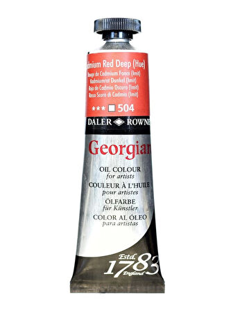 Supertrend Georgian Yağlı Boya 38 ml 504 Cadmium Red Deep Hue