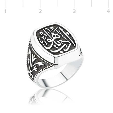 Supertrend Gümüş Edeb Ya Hu Erkek Yüzük