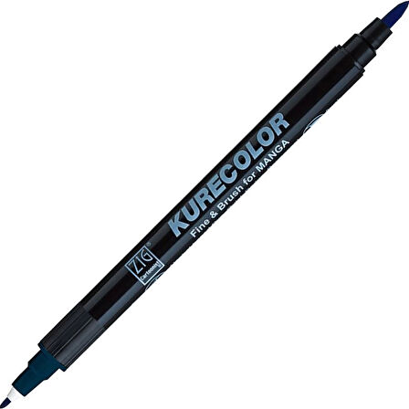 Supertrend Kurecolor Fine & Brush for MANGA Marker Çizim Kalemi 339 Peacock Blue