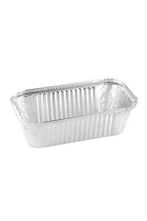 Alüminyum Kap 1000 gr Derin Dikdörtgen 100lü