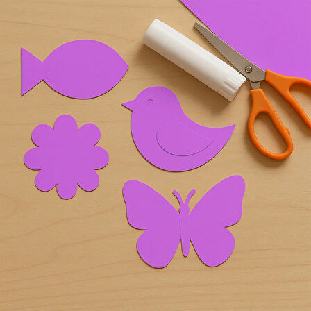 Lila Fon Kartonu 100gr 50x70