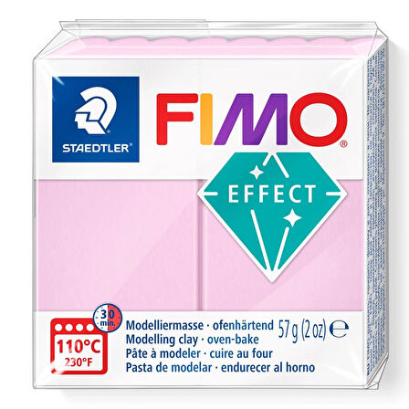 Supertrend Fimo Effect Polimer Kil 205 Rose (Pastel)