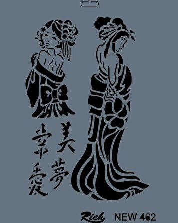 Supertrend Stencil Boyama Şablonu 25x35 cm. NEW-462