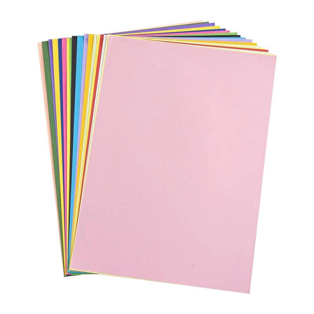 A4 Karışık Renkli Kağıt
