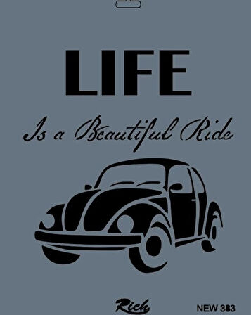 Supertrend Stencil Boyama Şablonu 25x35 cm. NEW-383