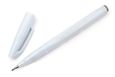 Supertrend Fude Touch Brush Sign Pen Fırça Uçlu Kalem LIGHT GRAY