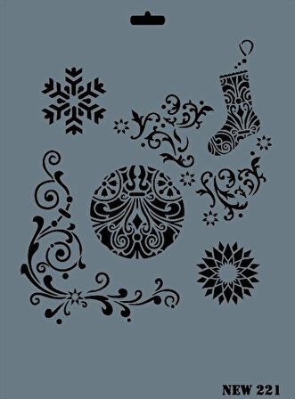 Supertrend Stencil Boyama Şablonu 25x35 cm. NEW-221