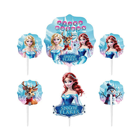 Snowflakes Pasta Süsü 5li