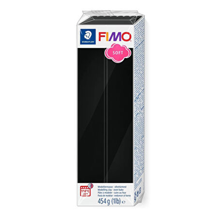 Supertrend Fimo Soft Polimer Kil 454 gr. 9 Siyah