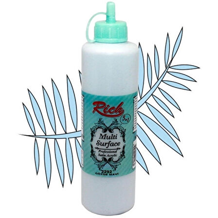 Supertrend Multi Surface Her Yüzey İçin Akrilik Boya 500 cc. 2292 GÖZDE MAVİ