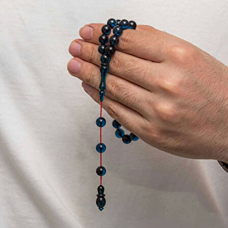 Supertrend Yuvarlak Sıkma Kehribar Tesbih