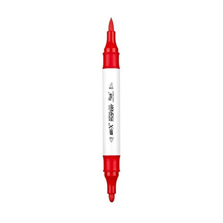 Supertrend Supertrend Acrylic Duo Marker Çift Uçlu Su Bazlı Boyama Markörü No:36 Kırmızı