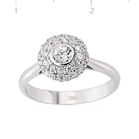 Supertrend Gümüş Zirkon Taşlı Kadın Yüzük