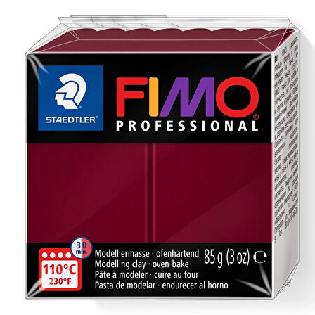 Supertrend Fimo Professional Polimer Kil 85 gr. 23 Bordo
