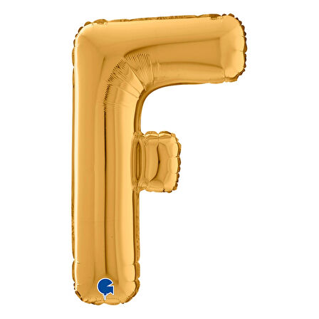 F Harf Supertrend Altın Folyo Balon 26"