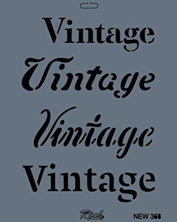 Supertrend Stencil Boyama Şablonu 25x35 cm. NEW-368