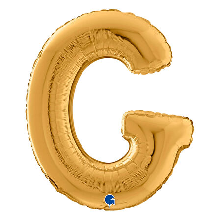 G Harf Supertrend Altın Folyo Balon 26"