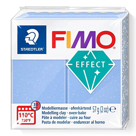 Supertrend Fimo Effect Polimer Kil 386 Blue Agate (Mücevher Renkleri)