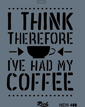 Supertrend Stencil Boyama Şablonu 25x35 cm. NEW-408