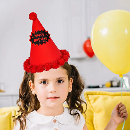 Happy Birthday Simli Şapka