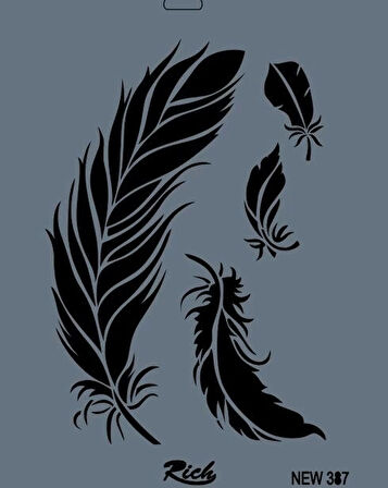 Supertrend Stencil Boyama Şablonu 25x35 cm. NEW-387