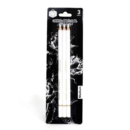 Supertrend Beyaz Kömür Füzen Kalem Seti 3'lü