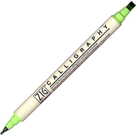 Supertrend Calligraphy Çift Uçlu Kaligrafi Kalemi 2 mm. + 5 mm. 402 Kiwi