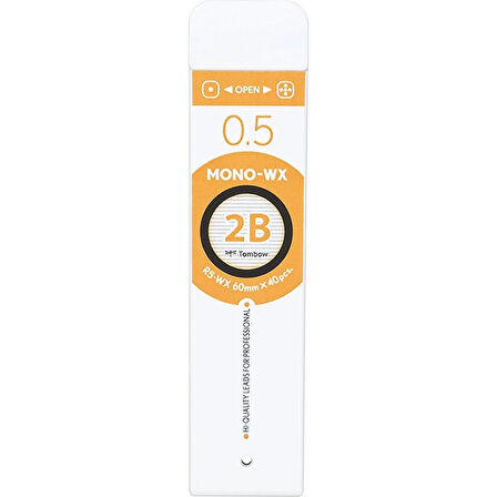 Supertrend MONO-WX Profesyonel Kurşun Kalem Ucu 0.5 mm 2B 40'lı Tüp