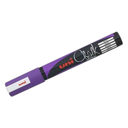 Supertrend Chalk 1.8-2.5 mm Yuvarlak Uç Su Bazlı Sıvı Tebeşir Kalemi Mor