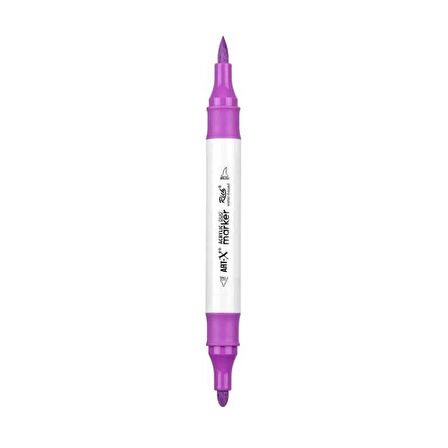 Supertrend Supertrend Acrylic Duo Marker Çift Uçlu Su Bazlı Boyama Markörü No:131 Açık Mor