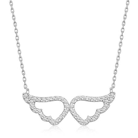 Supertrend Gümüş Melek Kanadı Kadın Kolye