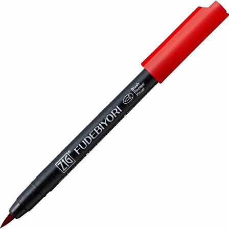 Supertrend Fudebiyori Brush Pen Fırça Uçlu Kalem 22 CARMINE RED