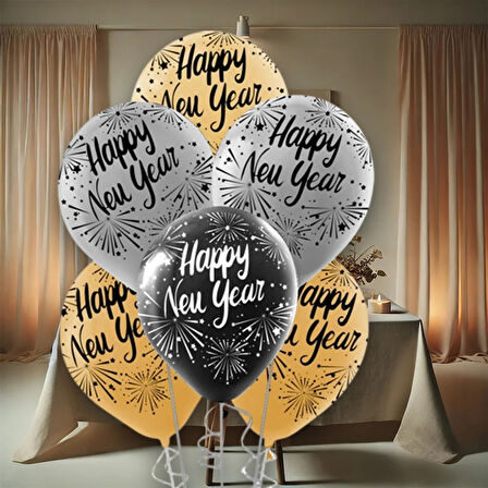 Yılbaşı Baskılı Balon