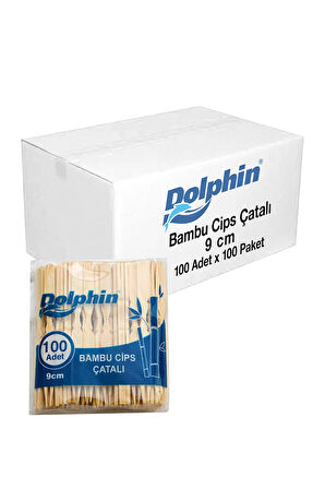 Supertrend Bambu Cips Çatalı 9cm 100lü x 100 Paket (Koli)