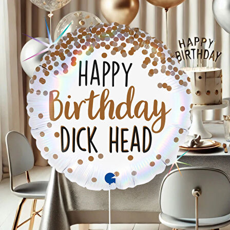 Happy Birthday Dick Head Supertrend Folyo Balon 18"