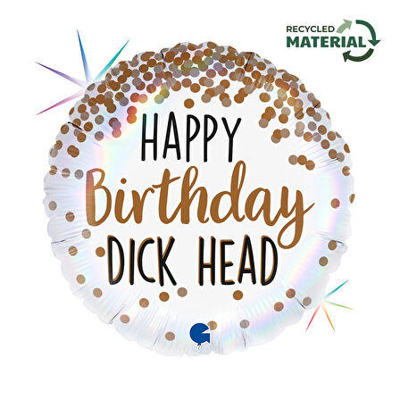 Happy Birthday Dick Head Supertrend Folyo Balon 18"