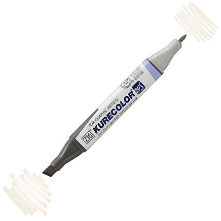 Supertrend Kurecolor Twin S Grafik Çizim Marker Kalemi W.02 Warm Gray 2