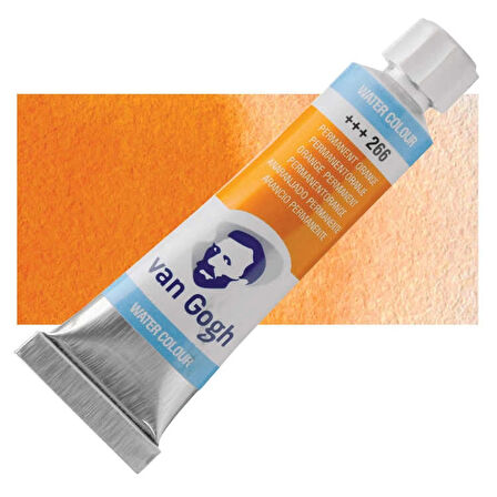 Supertrend Van Gogh 10 ml. Tüp Sulu Boya 266 Permanent Orange