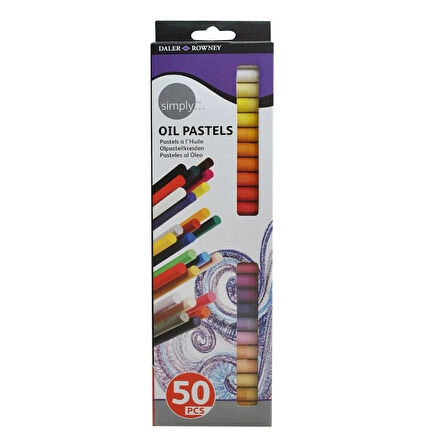 Supertrend Simply Oil Pastel Yağlı Pastel Seti 50 Renk