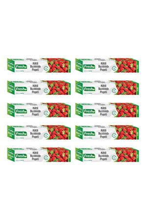 Supertrend 23x31cm Ekonomik Kilitli Buzdolabı Poşeti 80 Adet