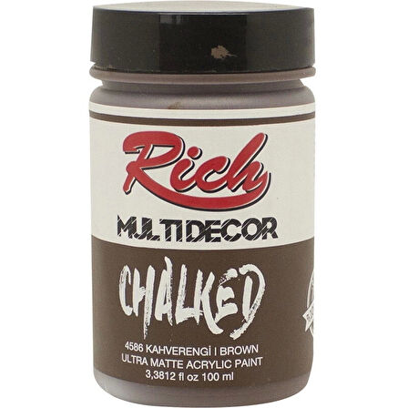 Supertrend Multi Decor Chalked Akrilik Boya 100 cc. 4586 KAHVERENGİ