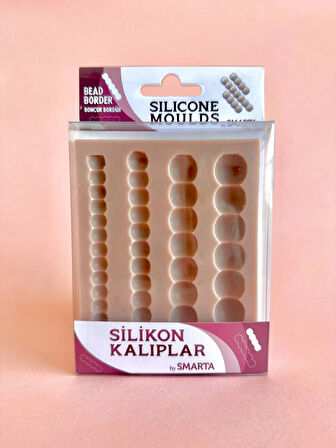 Supertrend Silicone Moulds Silikon Epoksi ve Polimer Kil Kalıbı BEAD BORDER