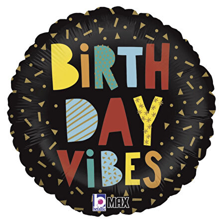 Birthday Vibes Supertrend Folyo Balon 18"