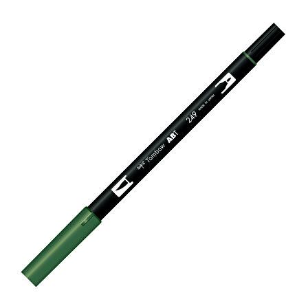 Supertrend Dual Brush Pen Grafik Çizim Kalemi 249 Hunter Green