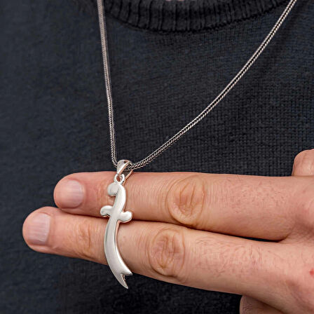 Supertrend Gümüş Zülfikar Kılıcı Erkek Kolye